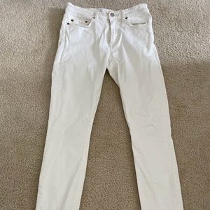 Acne Skinny White Jeans